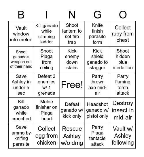 Board 3 – Challenging Bingo Card