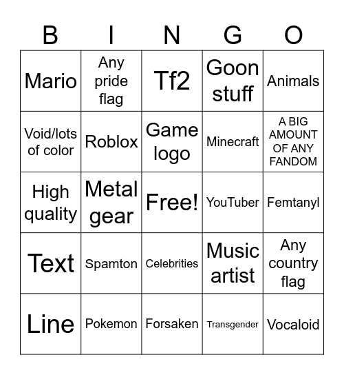 Supercalifragilisticexpialidocious Bingo Card