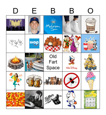 Deb's 60th Birthday BINGO! Bingo Card