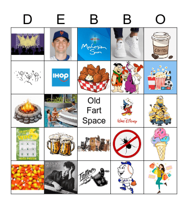 Deb's 60th Birthday BINGO! Bingo Card