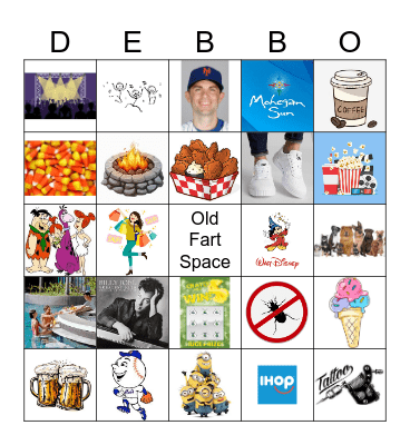 Deb's 60th Birthday BINGO! Bingo Card