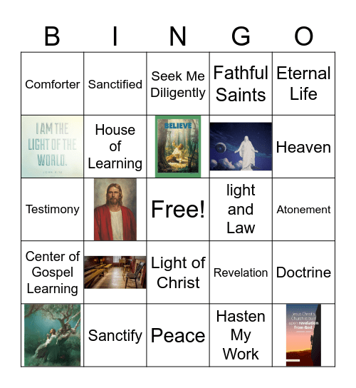 LDS Bingo Card