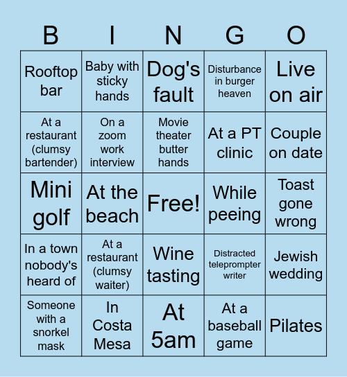 Broken Glass Ceilings Bingo Card