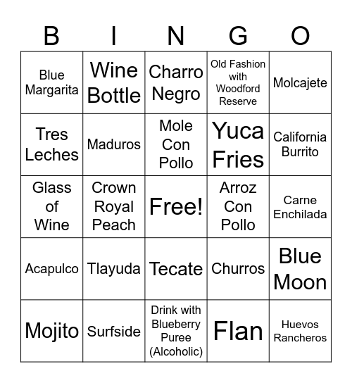 Maya's Server Bingo Night Bingo Card