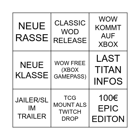 MIDNIGHT ADDON BS-BINGO Card