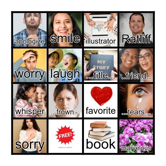 Friendship and Feelings Bingo Card