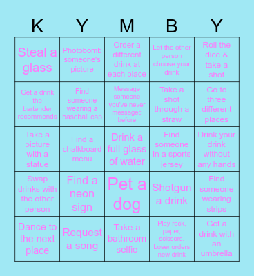 Happy Birthday Bingo Card