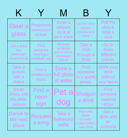 Happy Birthday Bingo Card
