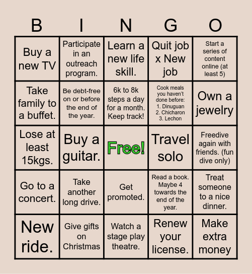 Arveeelicious Baur Vee Cue Bingo Card