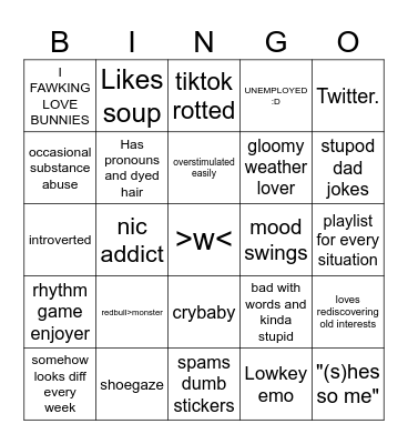 riri bingooooo : 3 Bingo Card