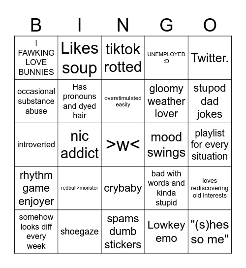 riri bingooooo : 3 Bingo Card