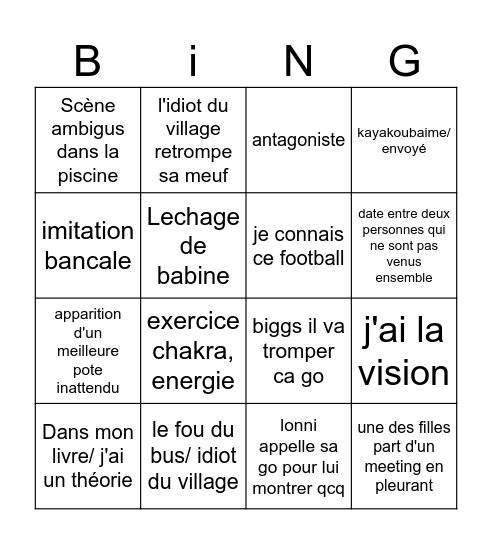 Bingo réact Bingo Card