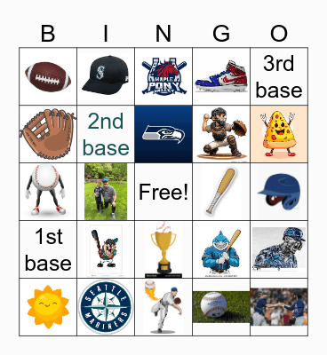 Baseball Fall 2025 Bingo Card