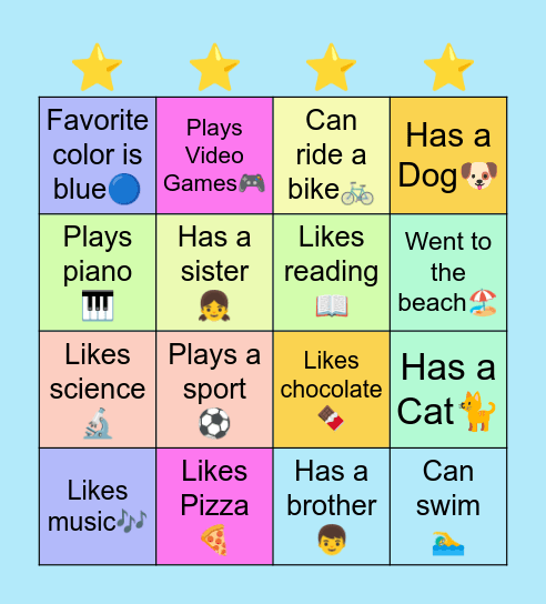 BINGO!!!!   ______________ Bingo Card