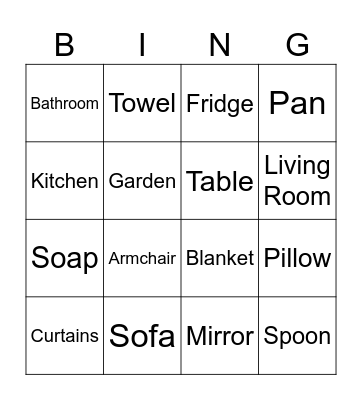 HOUSE Bingo Card