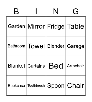 HOUSE Bingo Card
