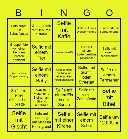 Foto Challenge - Málaga Bingo Card