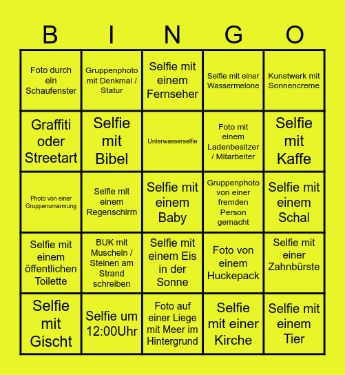 Foto Challenge - Málaga Bingo Card