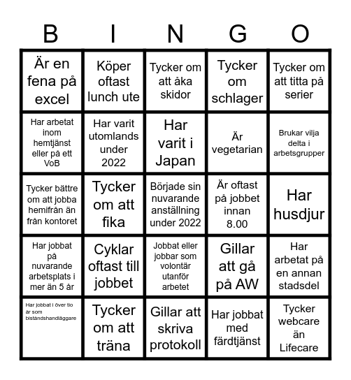 Mingelbingo Card
