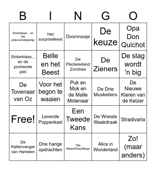TRAPPAF Bingo Card