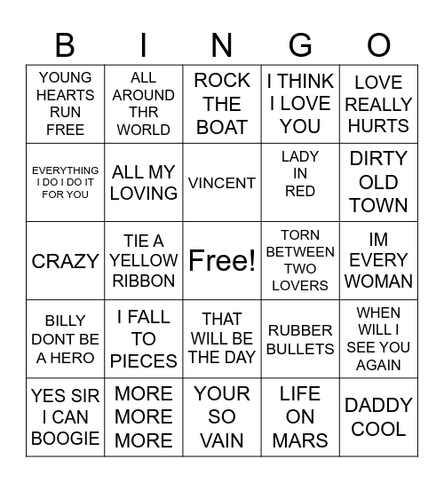 SEASIDE TIME Bingo Card