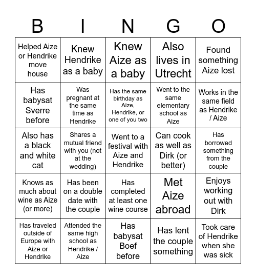 BoBo Bingo 22 August 2025 - Lestevenie - Find someone who: Bingo Card