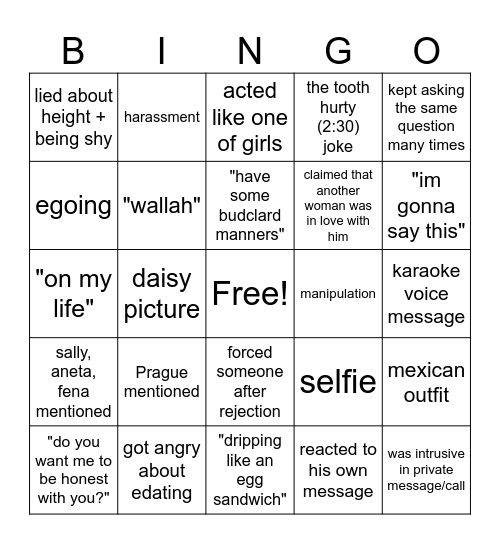 Daily Tankbot bingo Card