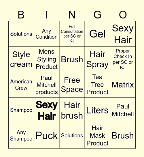 Google Docs Bingo Card
