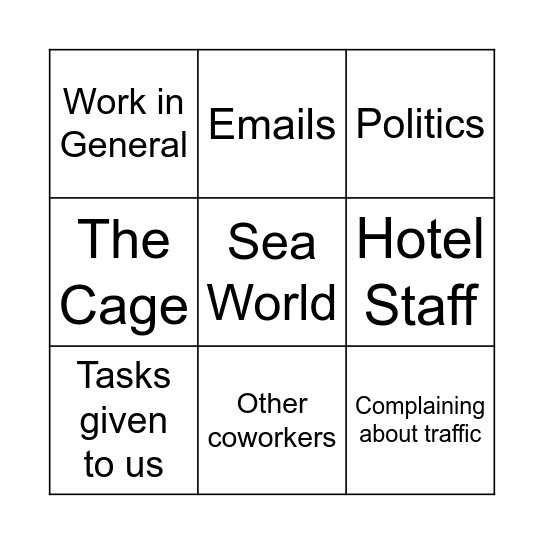 Inspire Bingo 2.0 Bingo Card