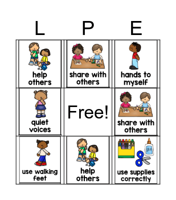 Expectations Bingo Card