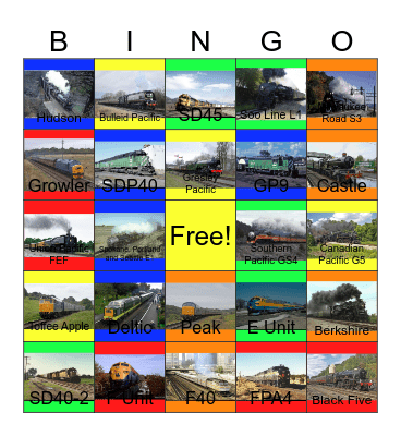 Railways That I would like to take a 15 minute break besides my Commissary Bingo Card