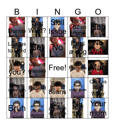 Cristiano Bday Bingo!!!! Bingo Card