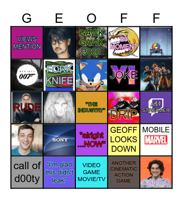 GAMESCOM 2025 Bingo Card