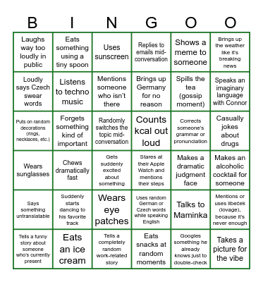 Birthday Bingo Card