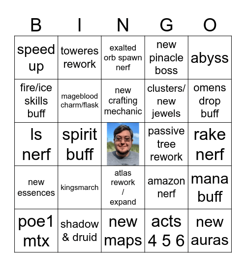 POE2 HYPE RELEASE Bingo Card