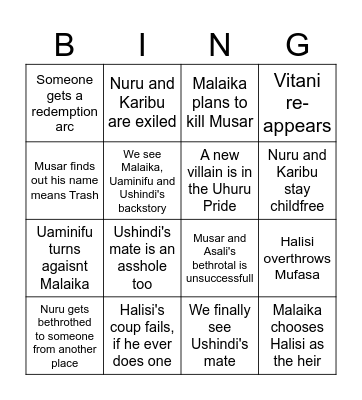 Untitled Yule Bingo Card