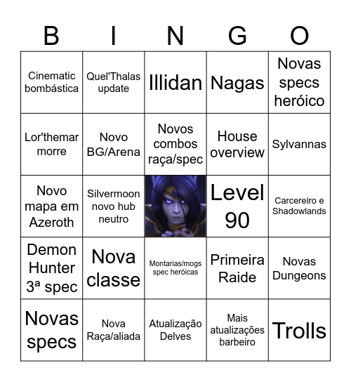 Midnight Bingo Card