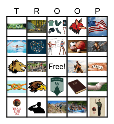 TRAIL LIFE Bingo Card