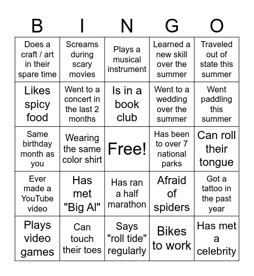 Ecosystem Ecology BINGO Card