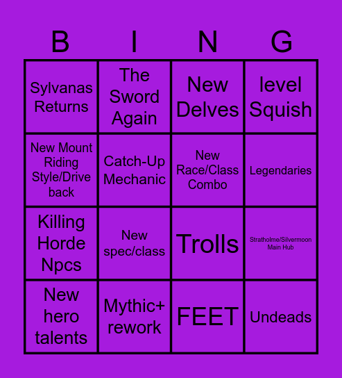 Midnight Bingooooooo Bingo Card
