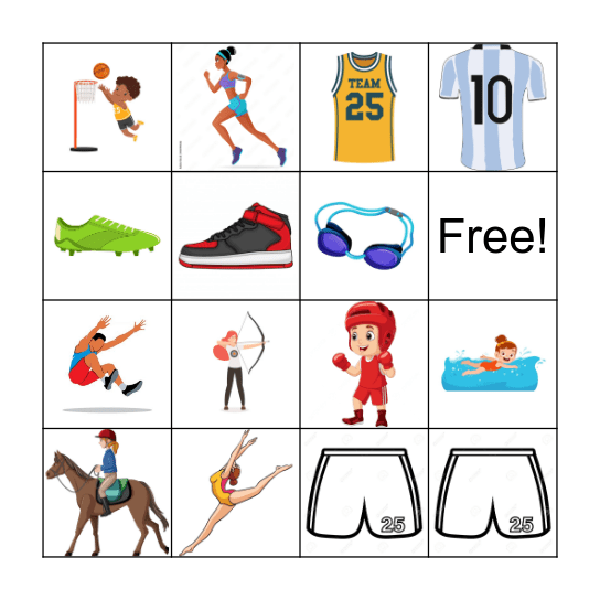 SPORTS BINGO Card