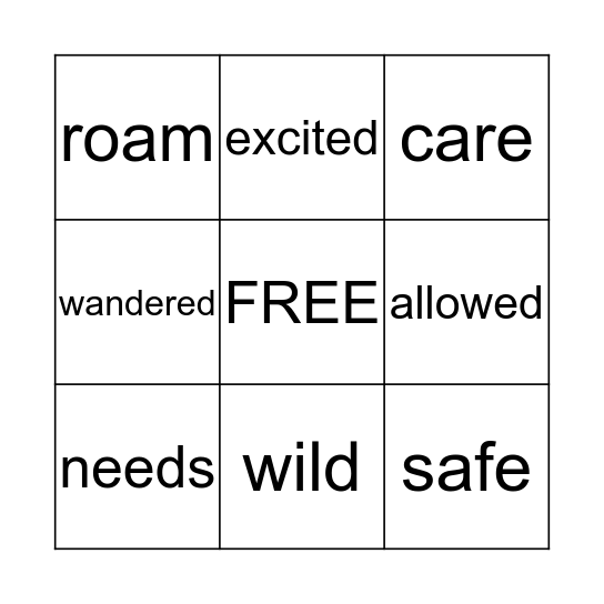 Unit 1 Week 4 Bingo Card