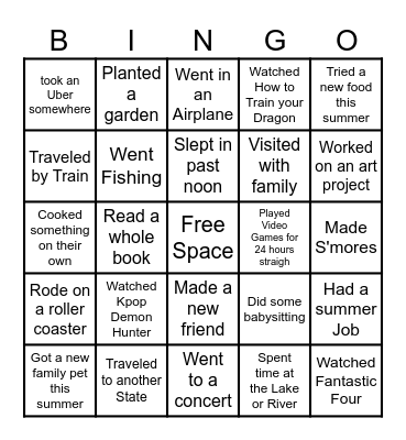 Find Someone Who... Bingo Card