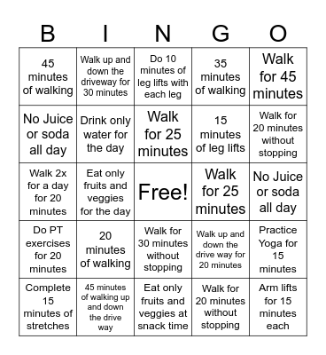 September 2025 Bingo Card