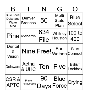 Fall Fest Bingo Card