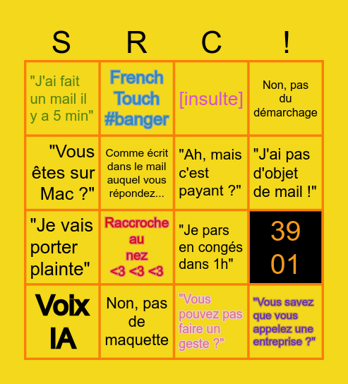 ATS Studios Bingo Card