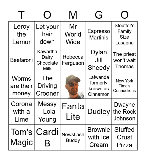 Birthday Bingo Card