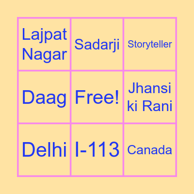 90th Birthday Bingo Card