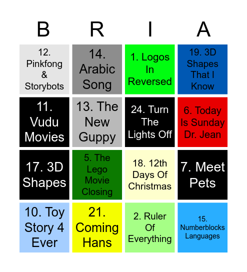 Nicharless87@gmail.com Bingo Card