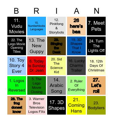 Nicharless87@gmail.com Bingo Card